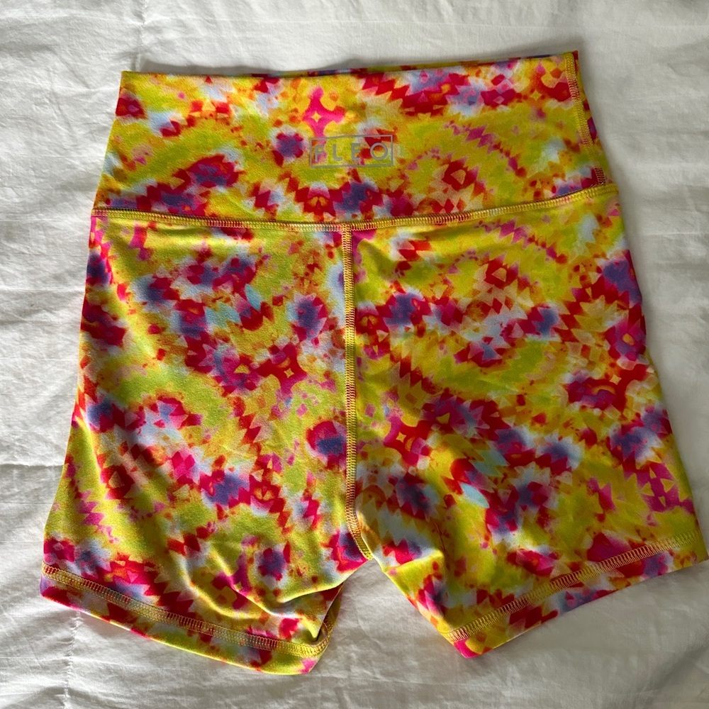 Fleo High Rise Tie-Dye Active Women’s Shorts